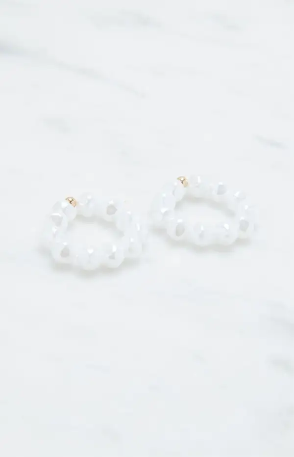 LA Hearts 2 Pack Pearl Rings