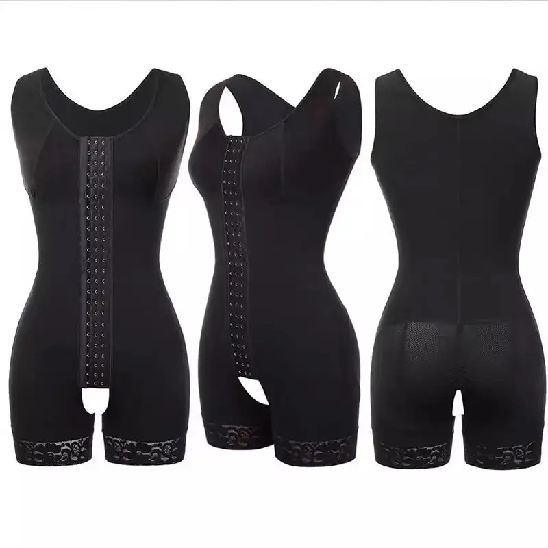 Crotch Access Conjoined Shaping Bodysuit