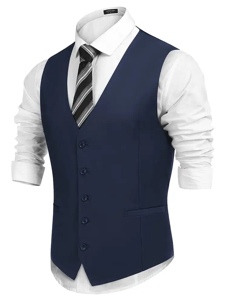 Casual Slim Fit Suit Vest Jacket