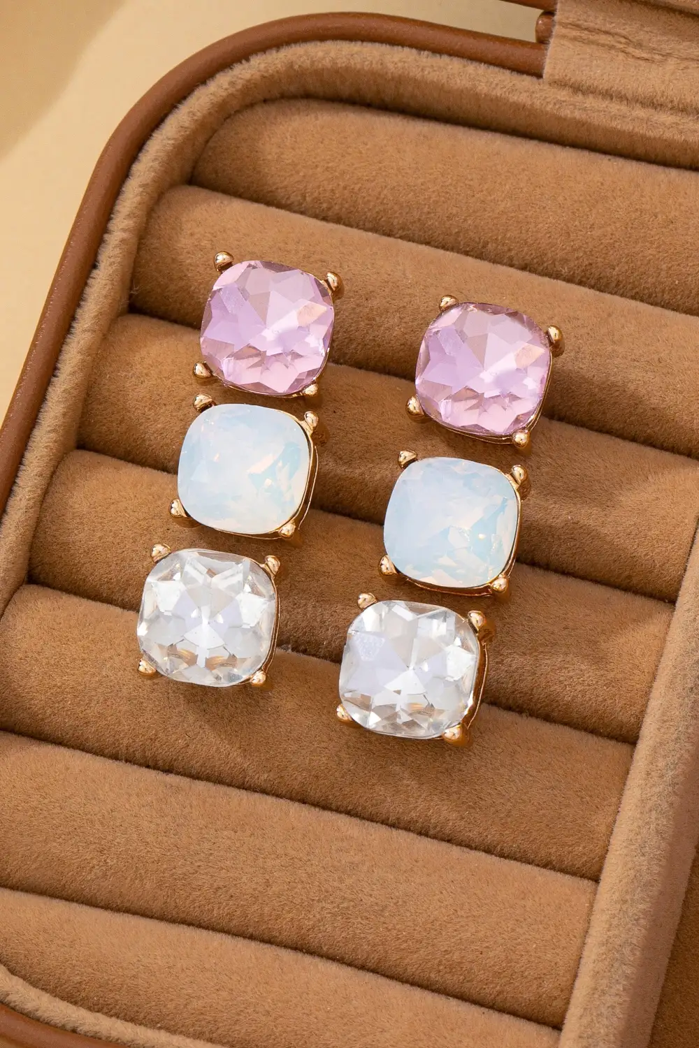 Classic Crystal Opal Rose Cushioncut