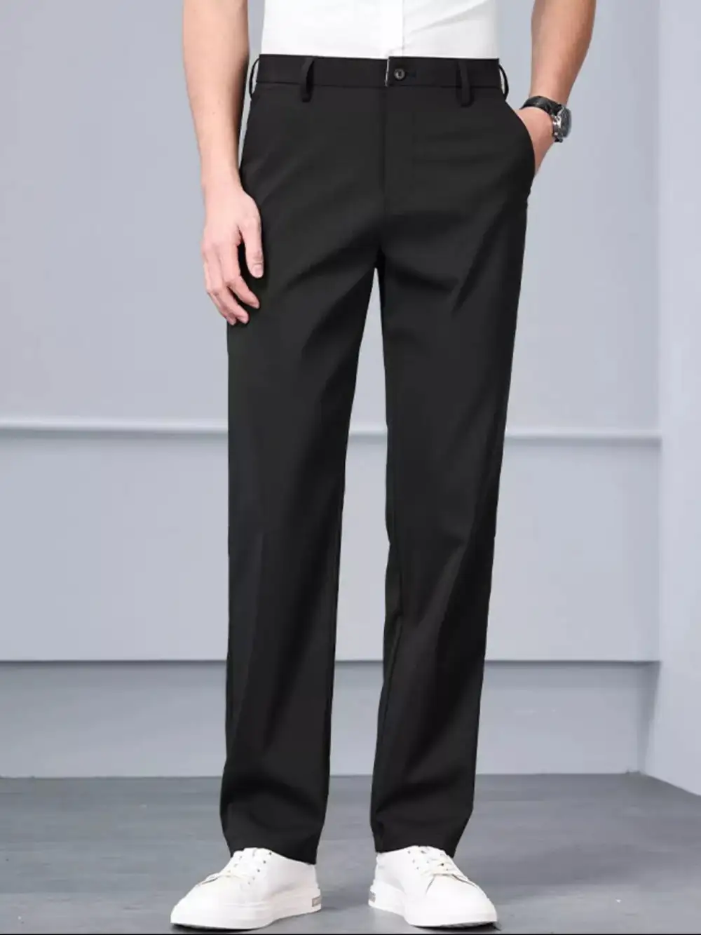 Casual Straight Leg Pants