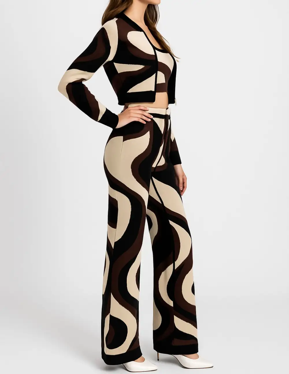 Everyday Abstract Sweater Women's Lounge Set