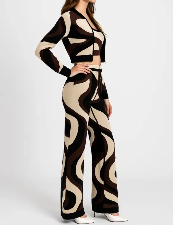Everyday Abstract Sweater Women's Lounge Set