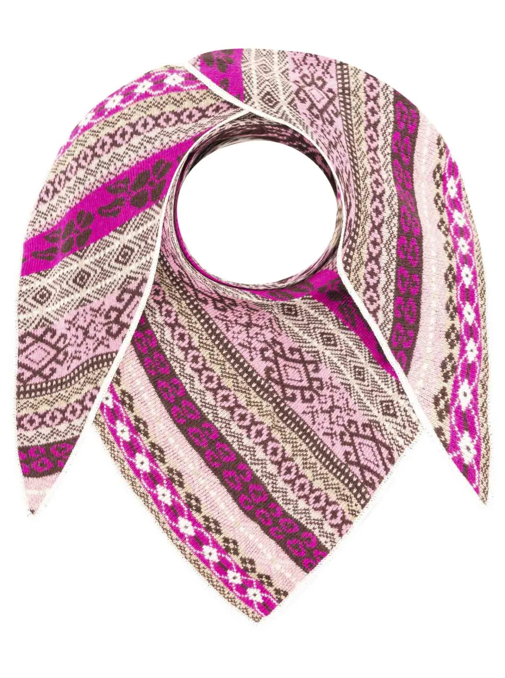 Classic Cashmere Wool Heart Pattern Fashion Scarf