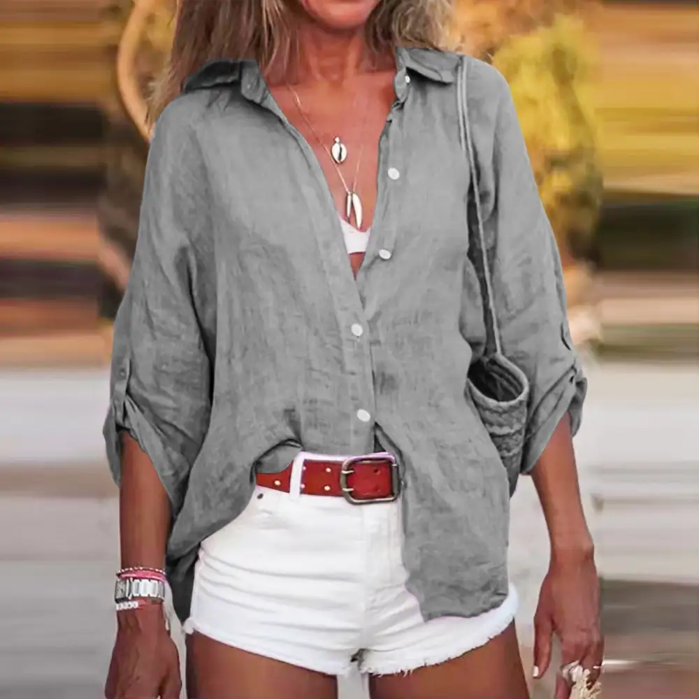 Modern Romance Cotton Blouse