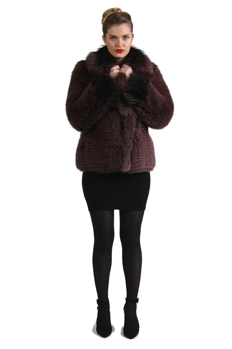 Fox Fur coat Fur jacket full skin