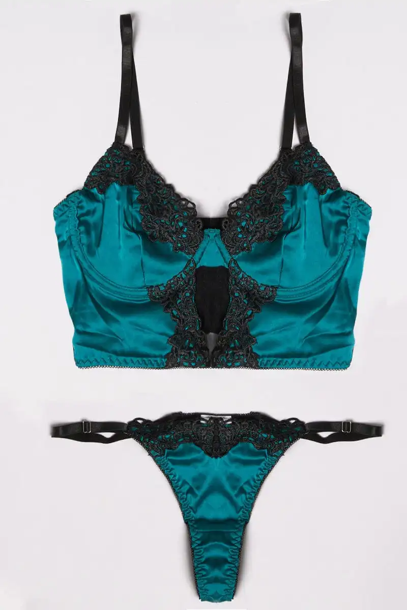 Cut Out Lingerie Set