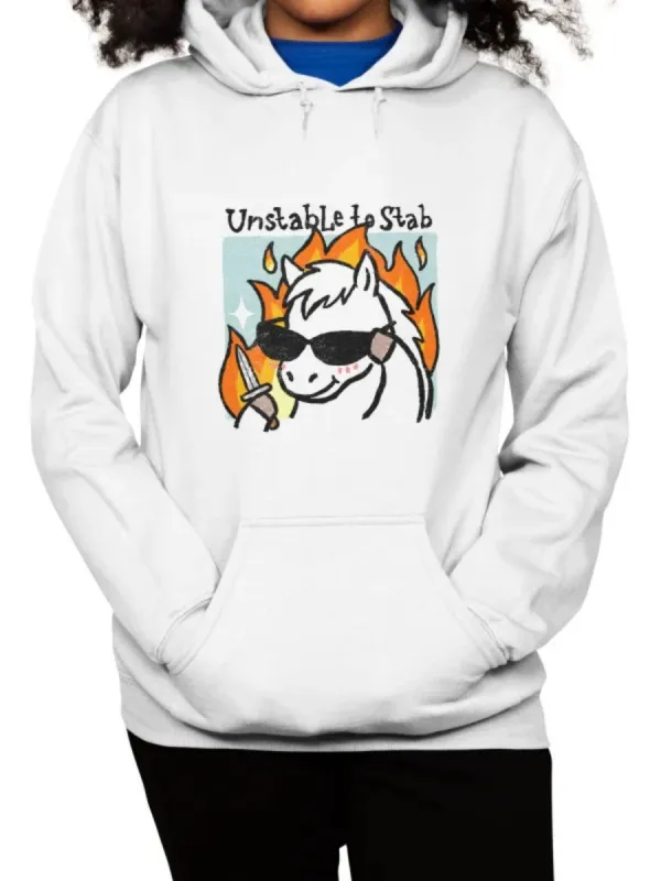 Sunglasses Horse Graphic Hoodie