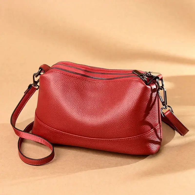 Contemporary Icon: Genuine Leather Designer Shoulder Bag