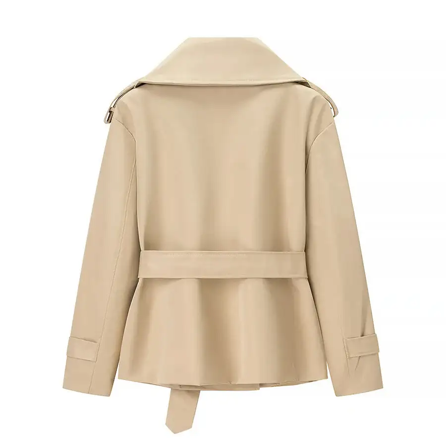 Polished Belted Trench Coat