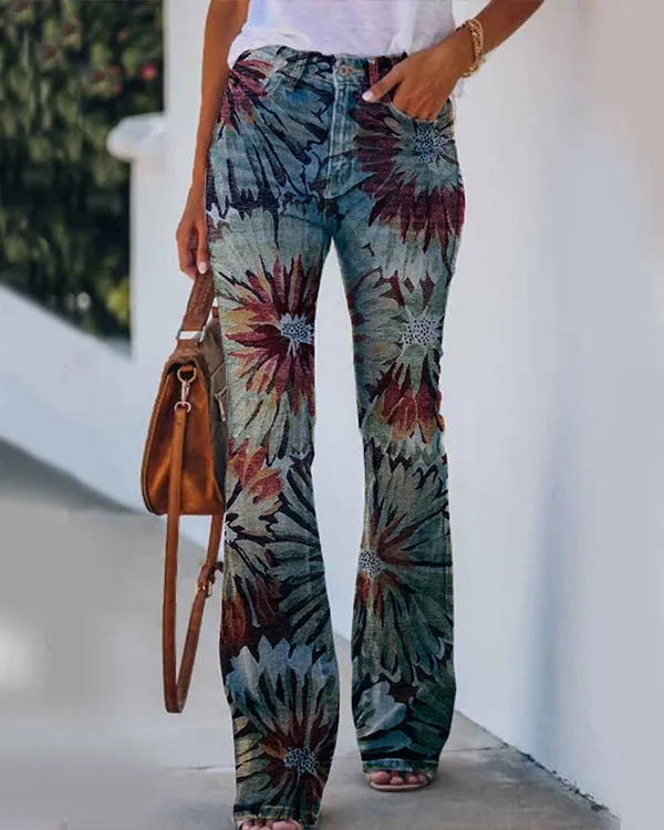 Vintage Floral Pants