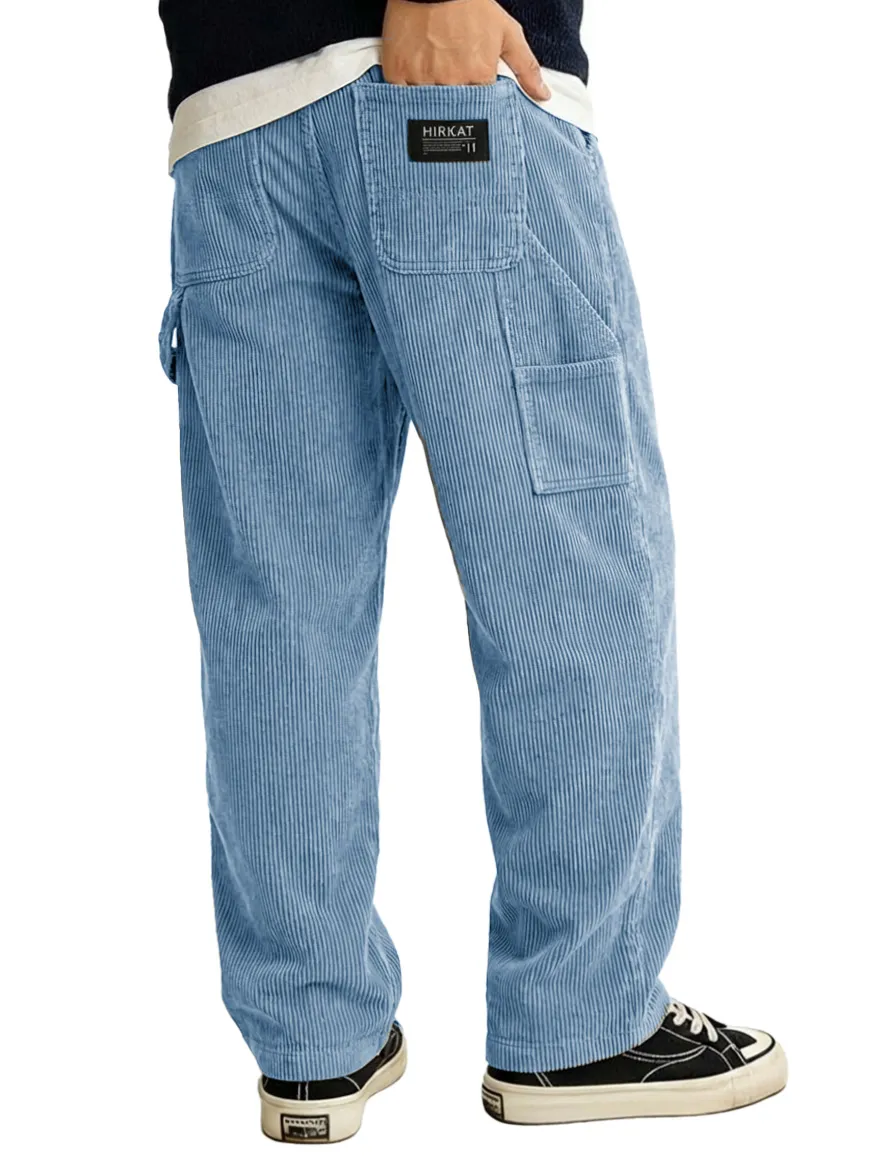 Structured Utility Pocket Relaxed Pants