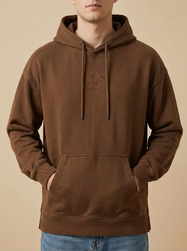 Men's Quiet Energy Nature Bird Print Hoodie