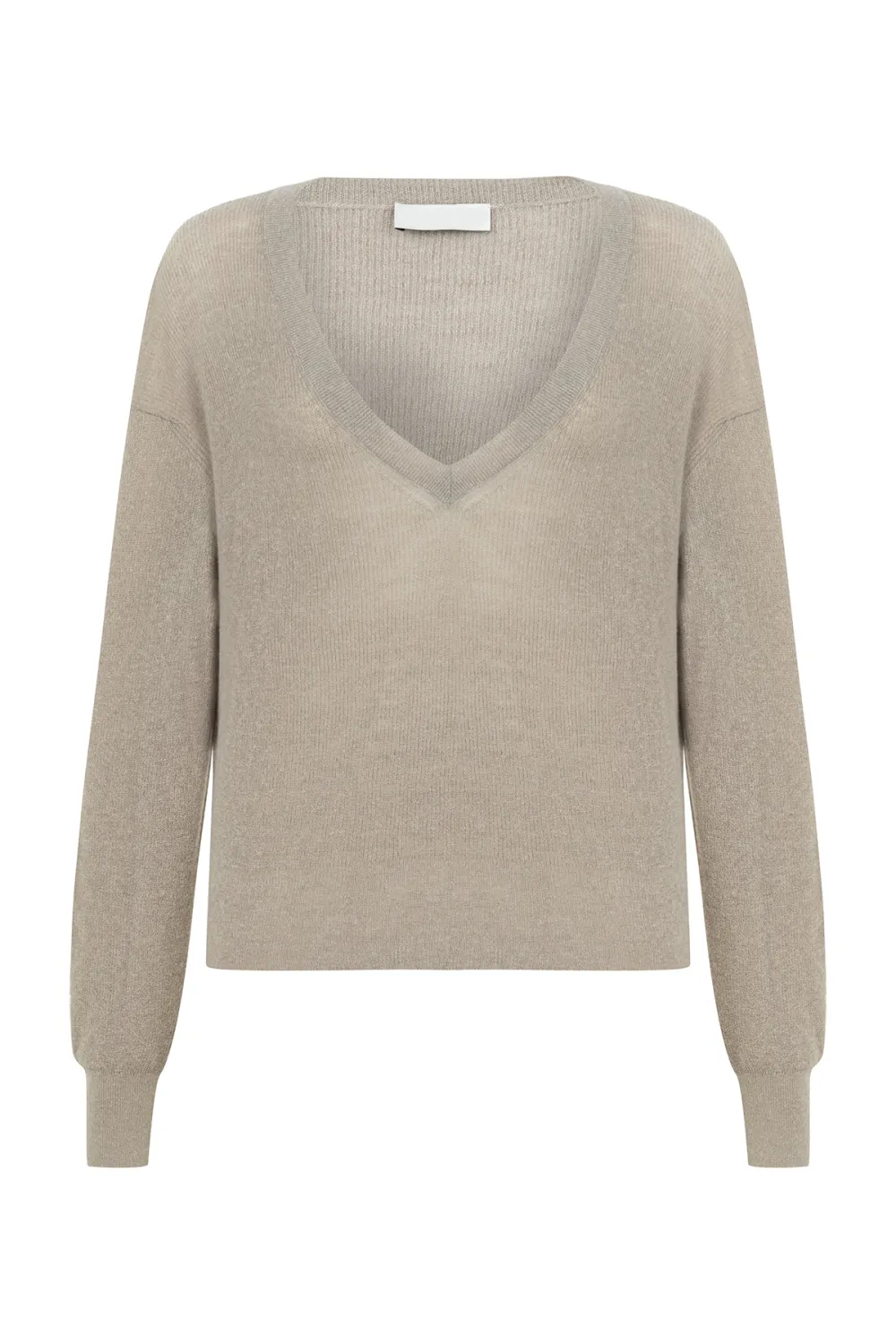 V-Neck Knitwear Sweater