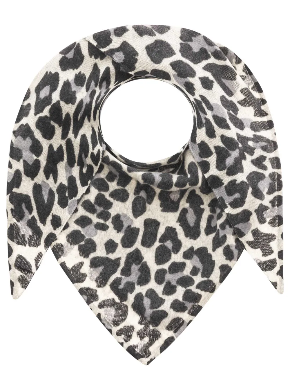 Relaxed Cashmere Leopard Pattern Heart Pattern Fashion Scarf