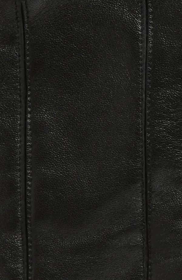 Spliced Leather Glove