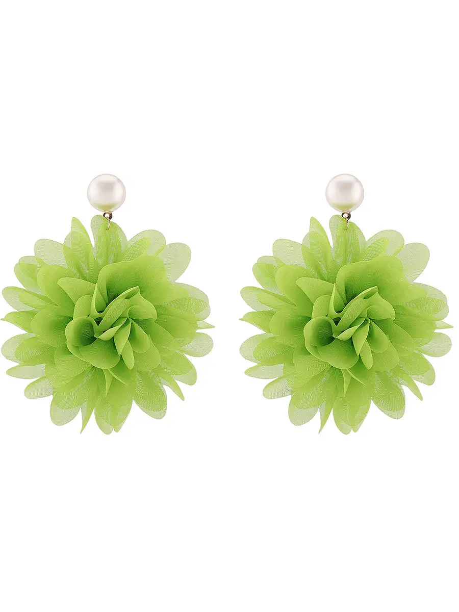 Sculptural Nature-Inspired Accent Earrings