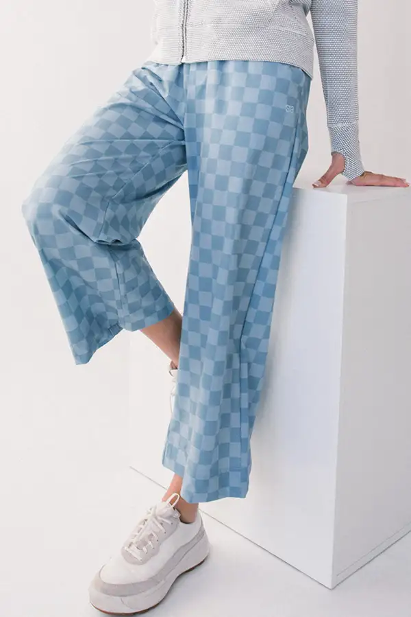 Elastic High Rise Loose Pants