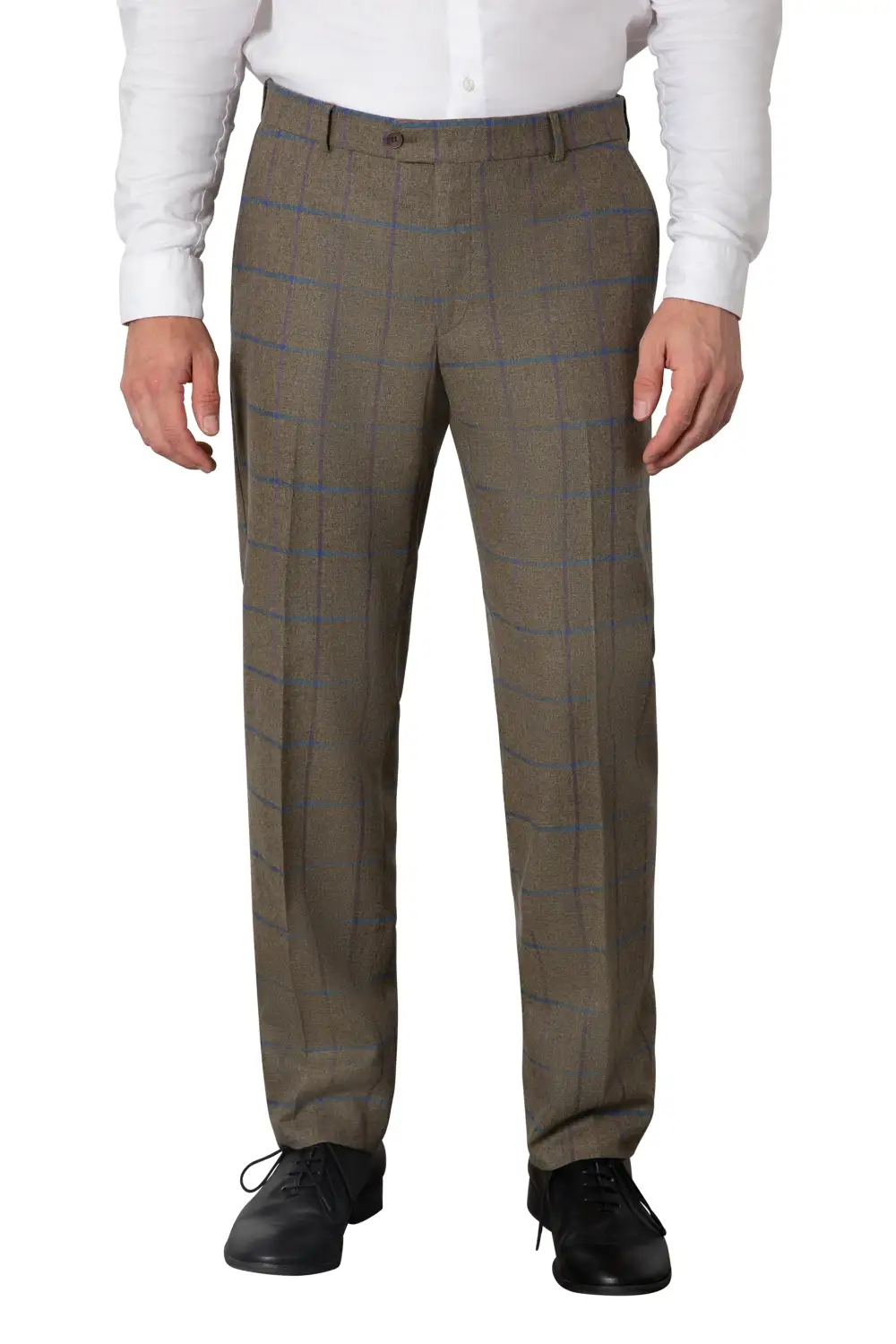 Everyday Flat Front Regular Rise Traditional Fit Trousers