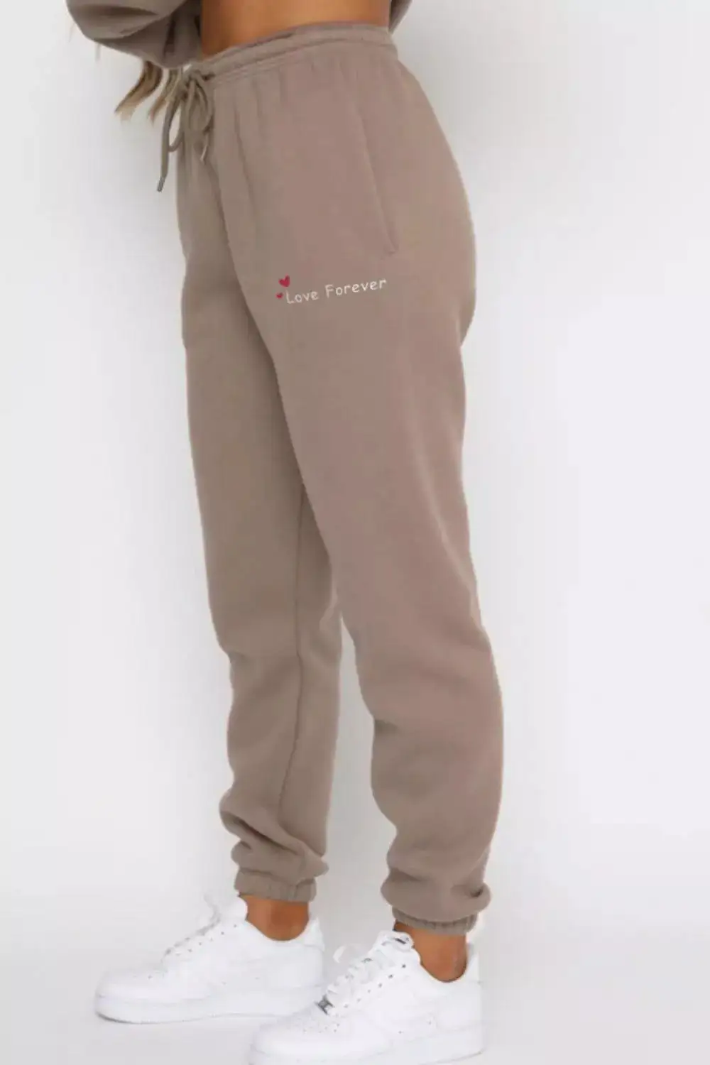 Round Neck Sweatshirt and Joggers Set