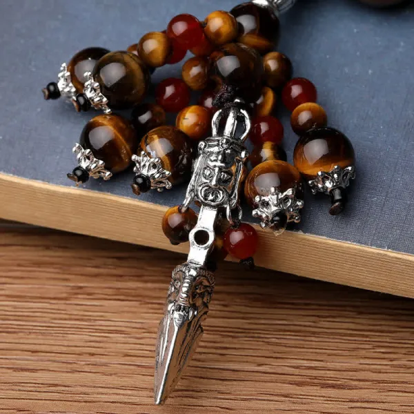 Natural Tiger Eye Agate Dragon Vein Agate Bracelet