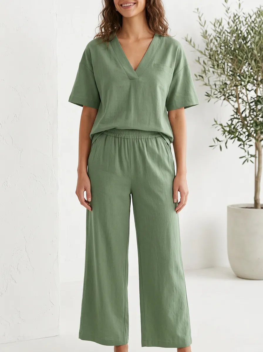 Pocket Women's V-Neck Shirt