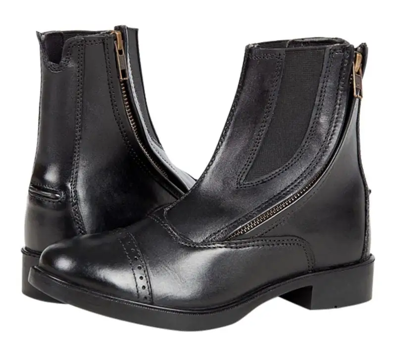 Side Zip Paddock Boots - Kids 12R Blk