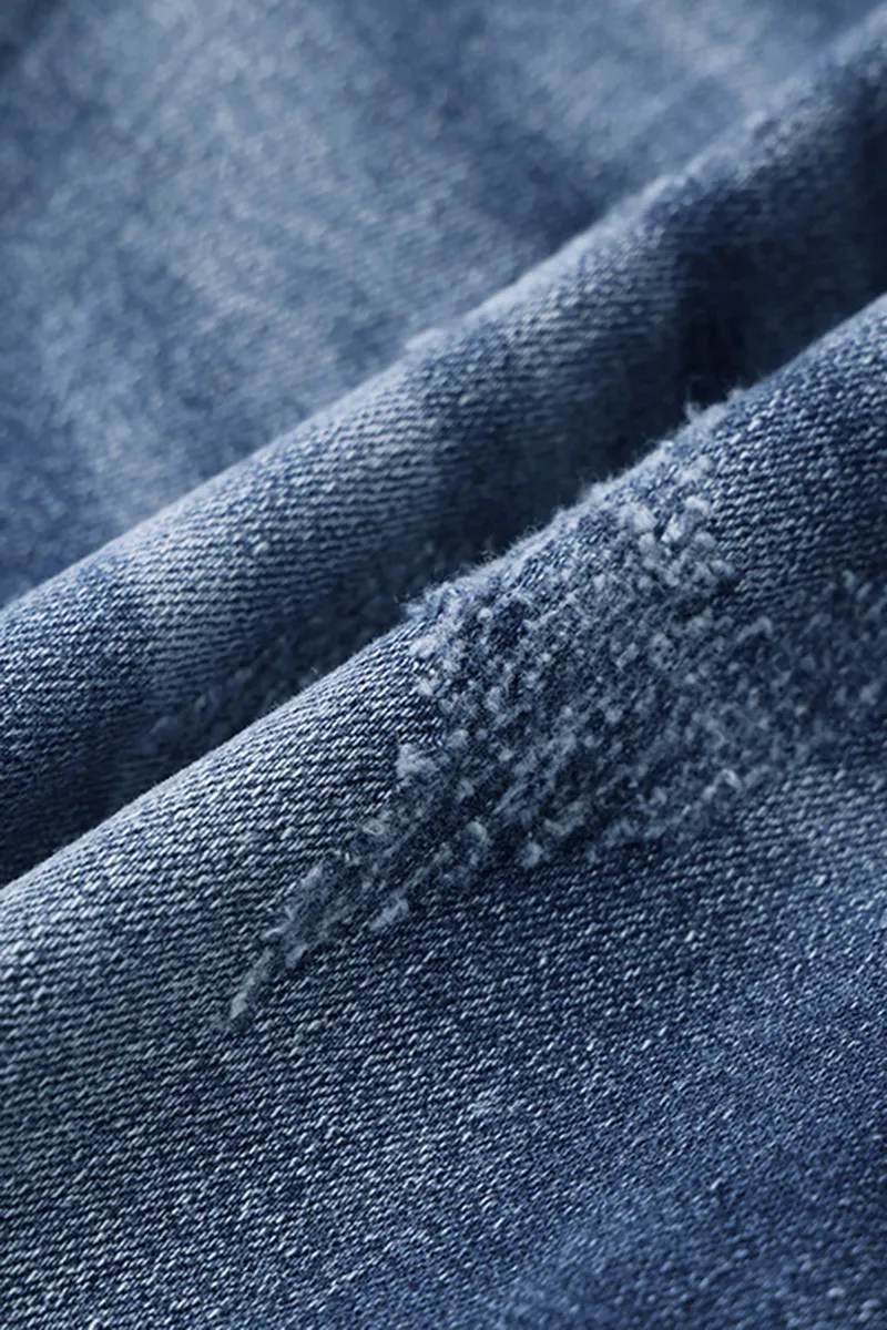 Distressed Low Rise Skinny Jeans