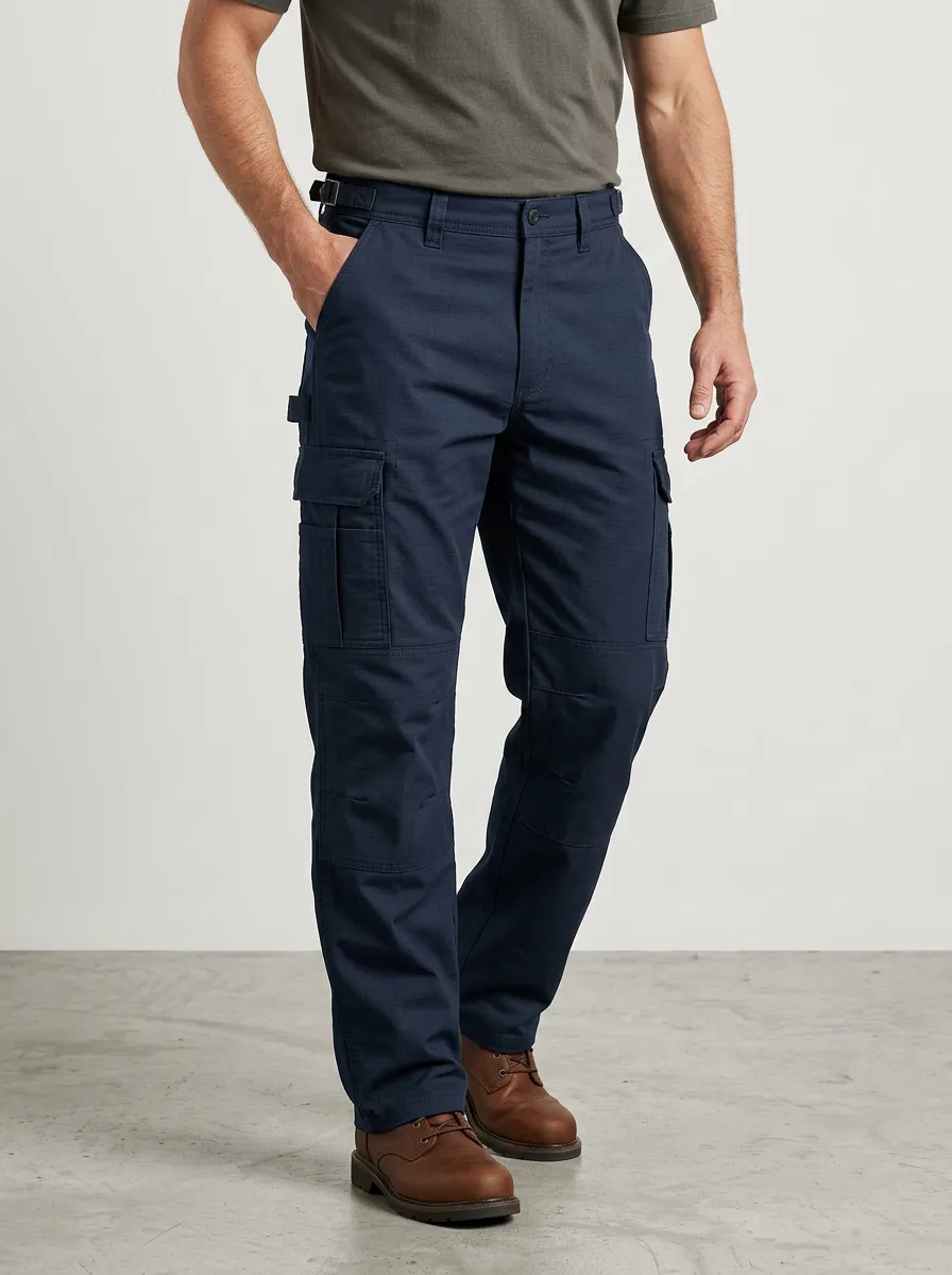 Men's Classic Reinforced Multi-Pocket Work Pants