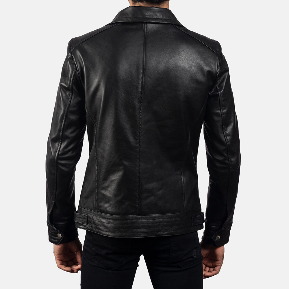 Men's Classic Biker Leather Jacket
