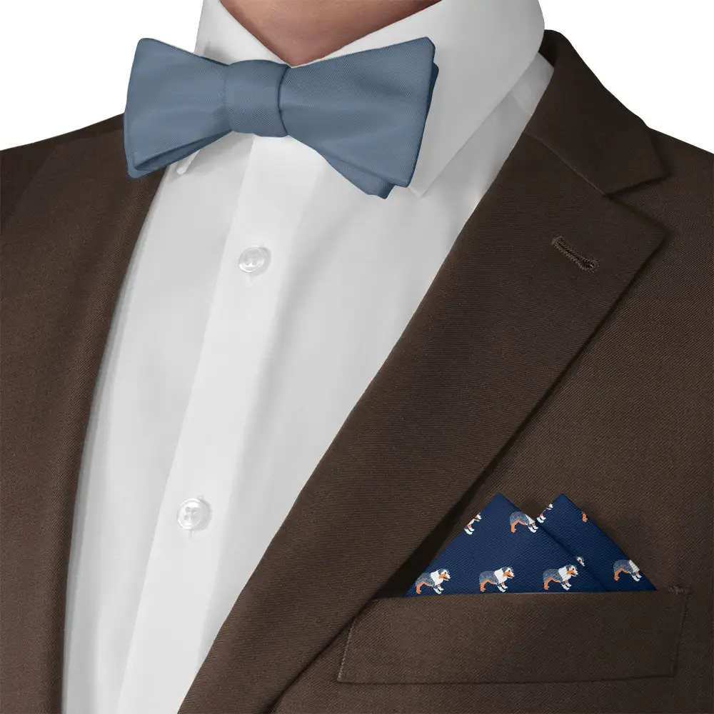 Dapper Refined Animal Motif Dog Motif Pocket Square