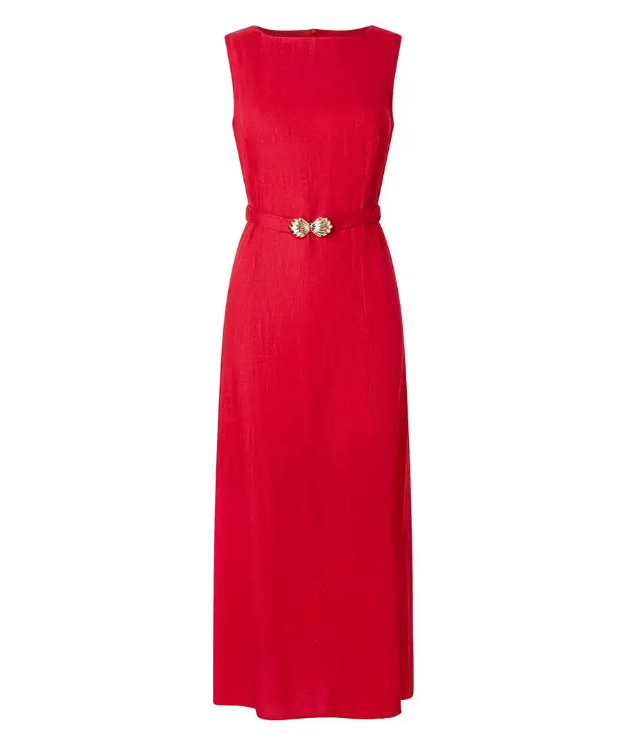 Linen Blend Dress