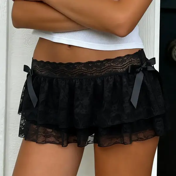 Classic Mini Lace Skirt