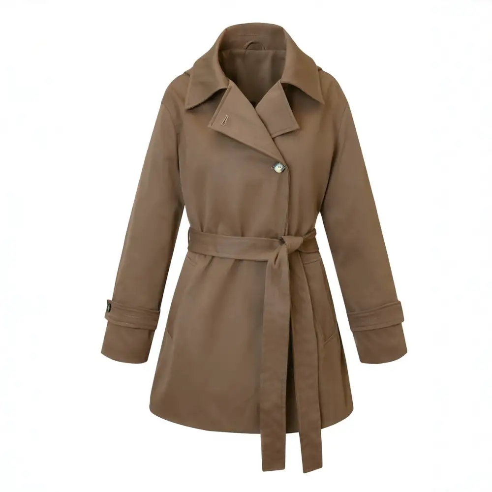 Classic Clean Line Trench Coat