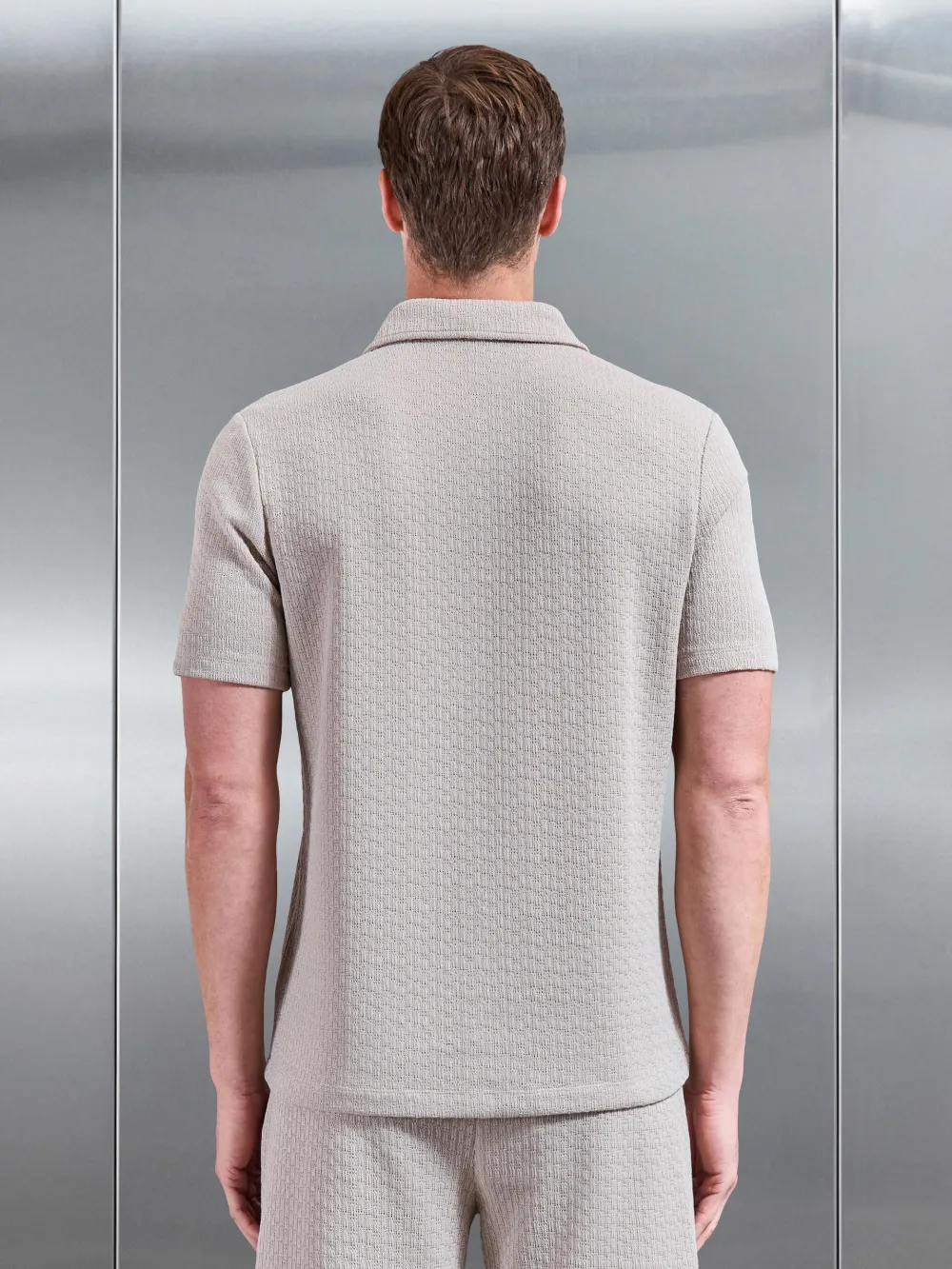 Textured Resort Revere Collar Shirt