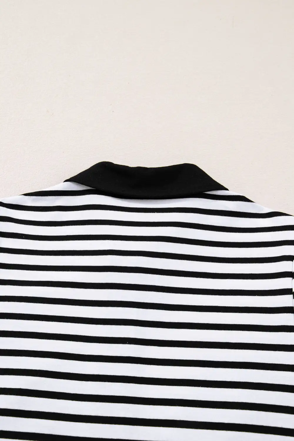 Finish Striped Button Front Pocketed Shirt Dress