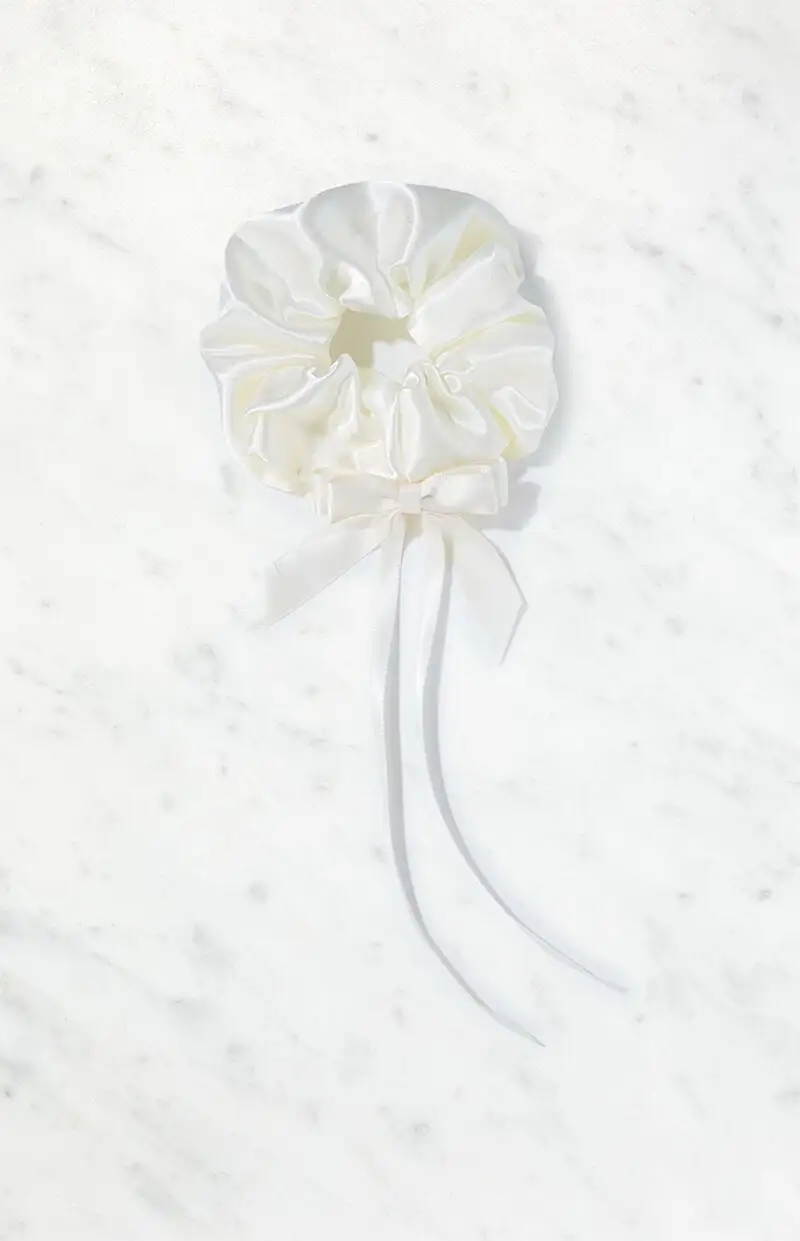 PacSun Satin Bow Hair Scrunchie
