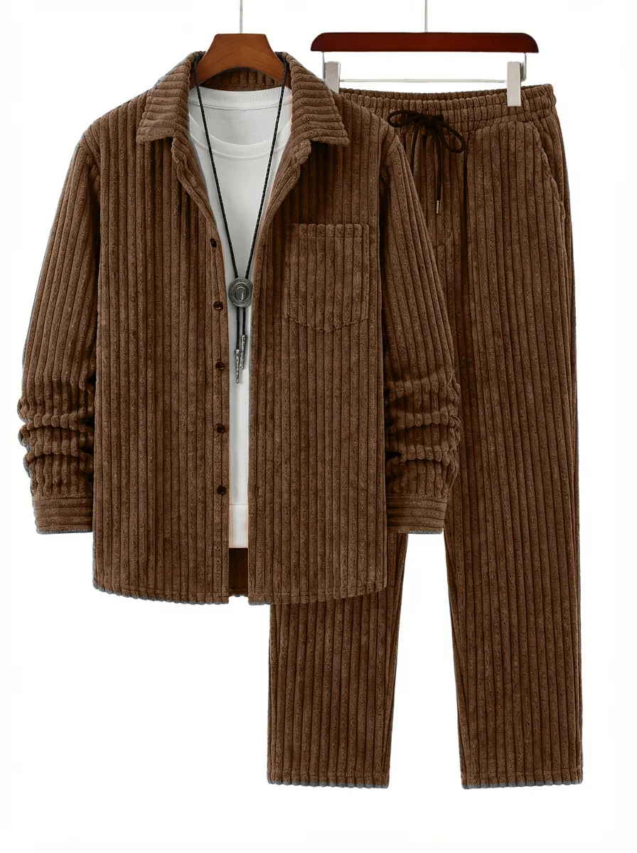 Workwear Corduroy Casual Set