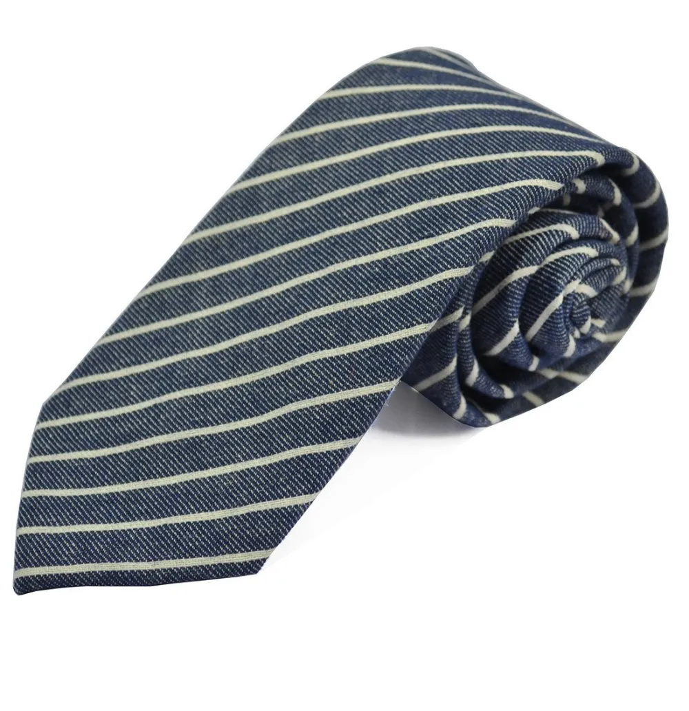 Classic Striped Men's Necktie Accessory Set