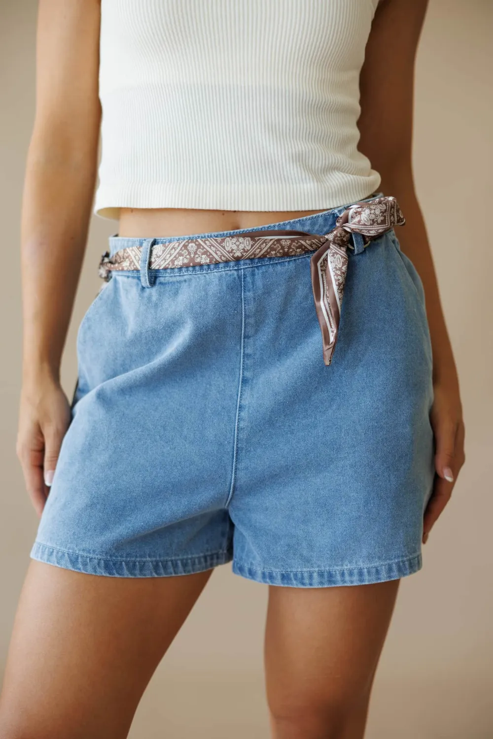 Denim Cotton Casual Shorts