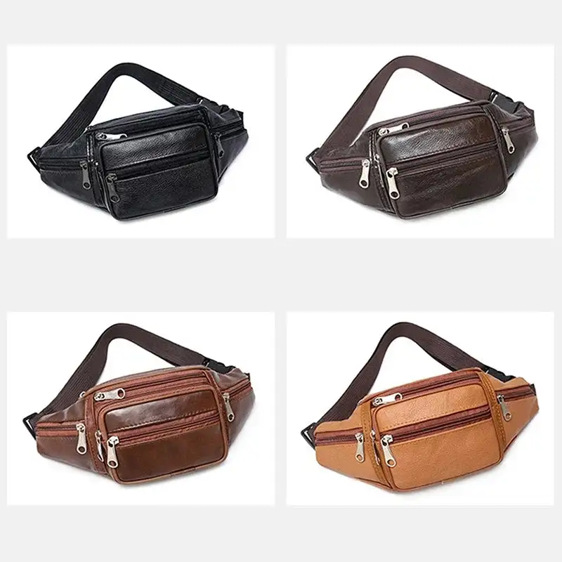 Classic Brown Leather Everyday Fanny Pack