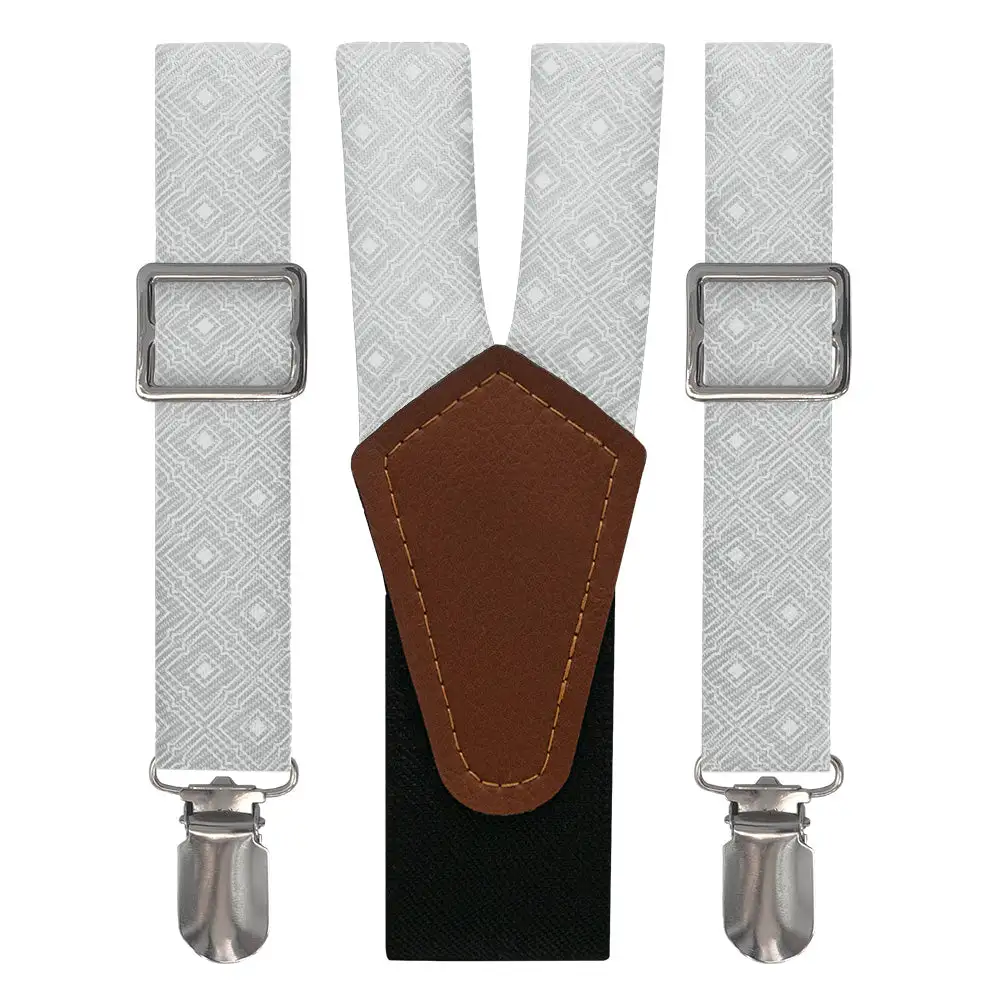 Monroe Geometric Pattern Suspenders