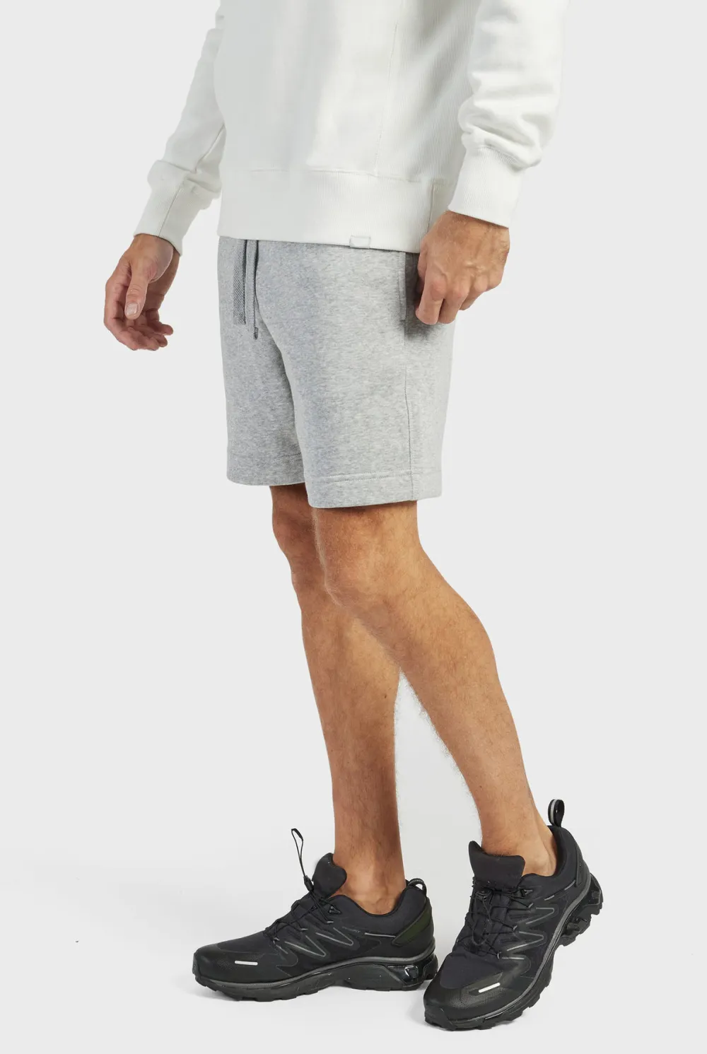 Light Gray French Terry Shorts
