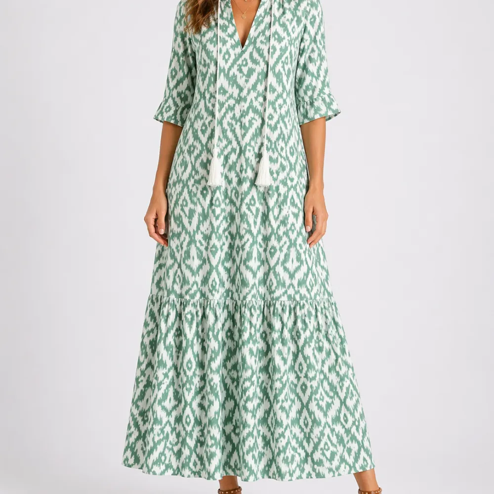 Evelyne Summer Flowy Maxi Dress