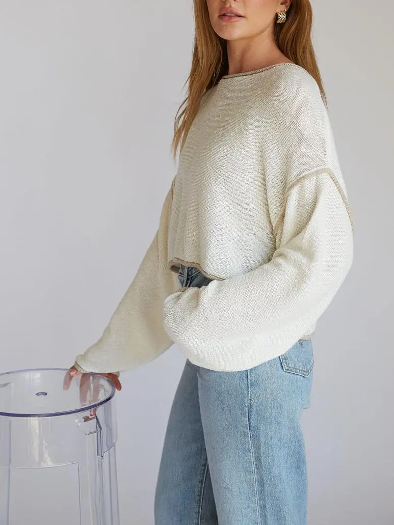 Commuting Style Knit Sweater
