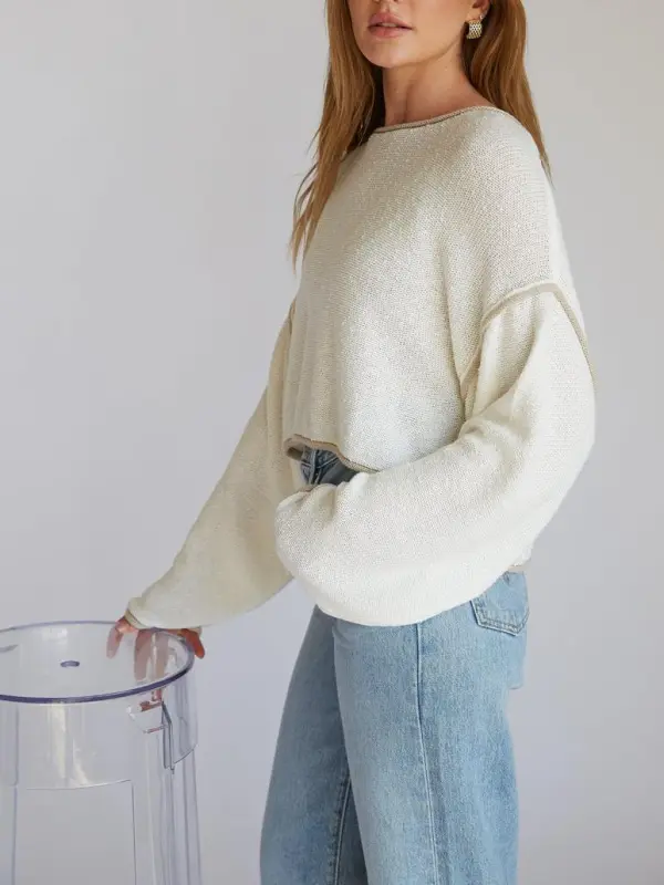 Commuting Style Knit Sweater