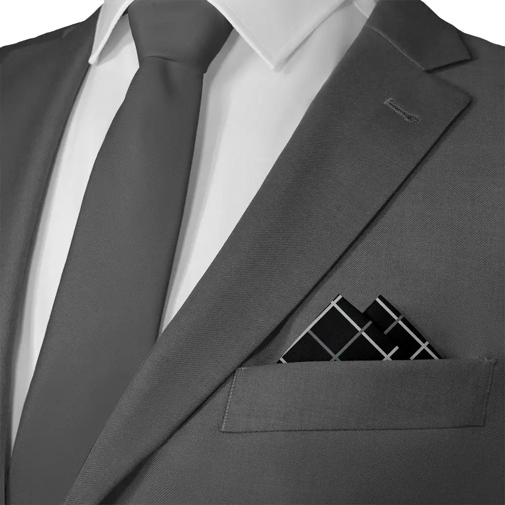 Distinctive Refined Plaid Pocket Square