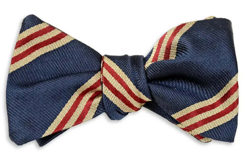 Dapper Everyday Striped Bow Tie