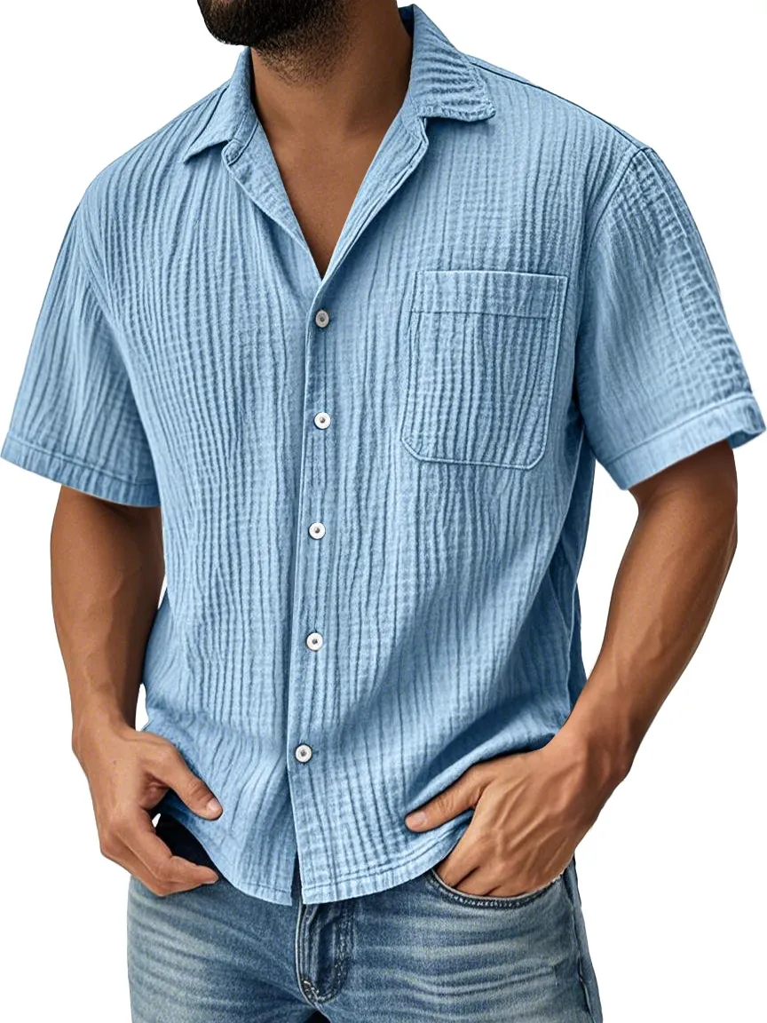 Modern Short Sleeve Pocket Shirt