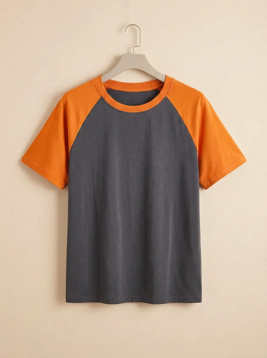 Women's Contrast-Trim Raglan T-Shirt